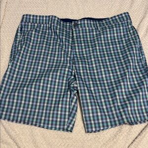 Men's Tommy bahama 40 Blue and Green Plaid Shorts